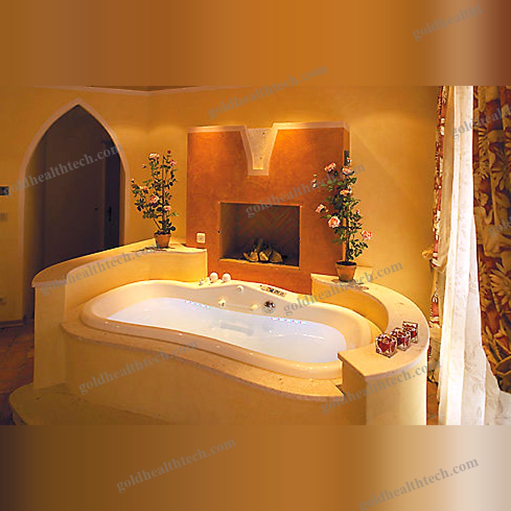 Hydromassage Bathtub With Chromotherapy Lamps