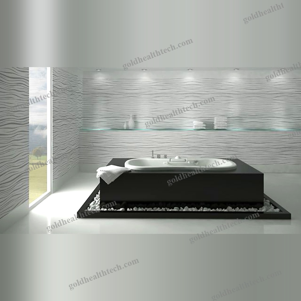 Hydromassage Bathtub With Chromotherapy Lamps