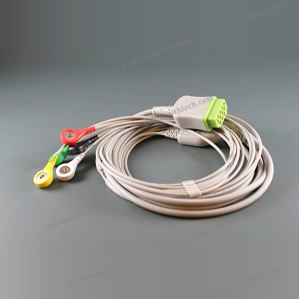 Cardiac Holter Monitor Ecg Cable