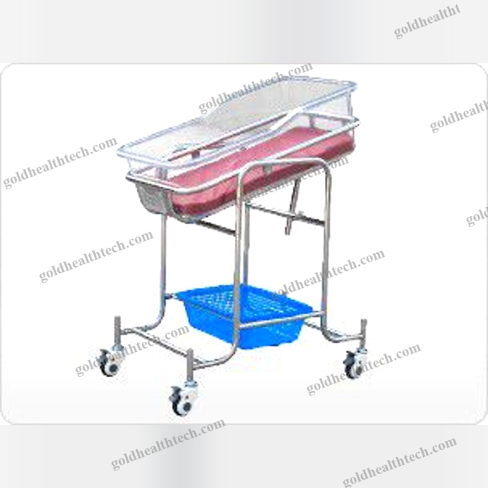 Height-Adjustable Hospital Bassinet