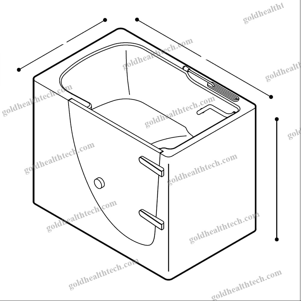 Manual Medical Bathtub