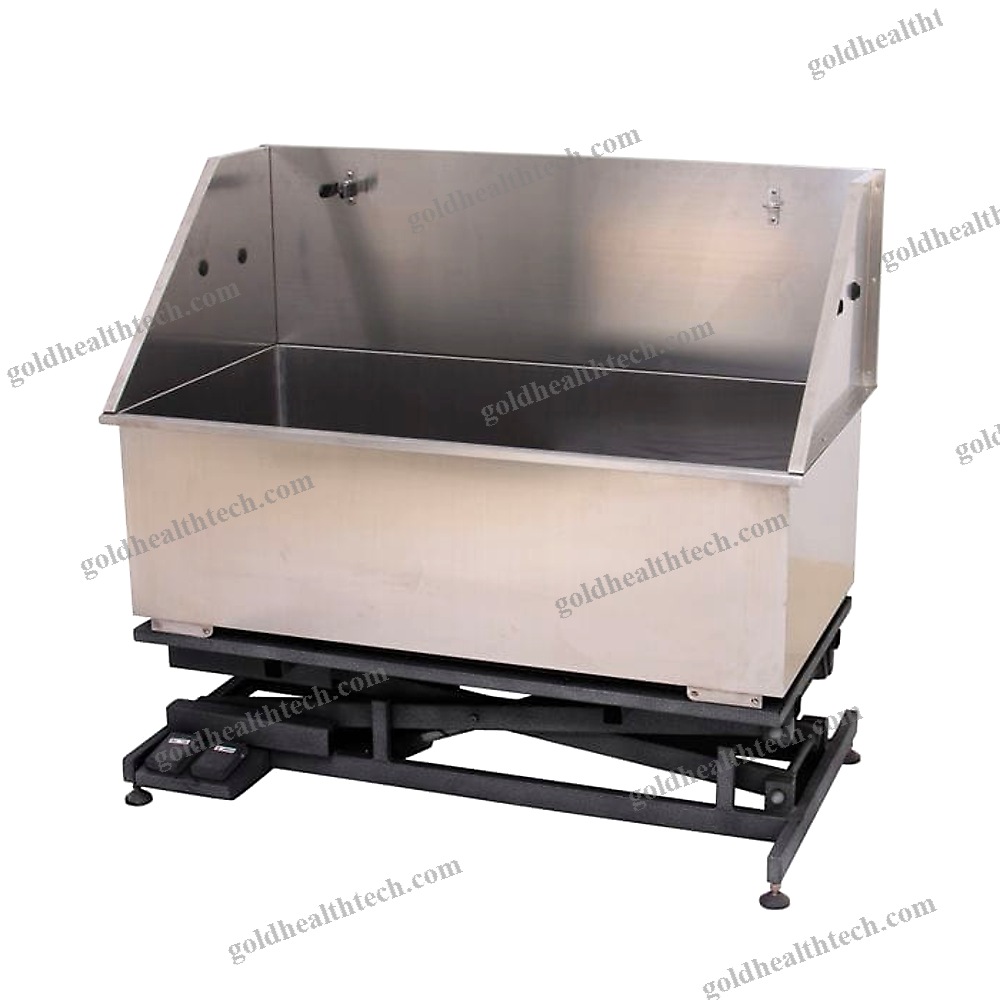Floor-Mounted Grooming Bathtub