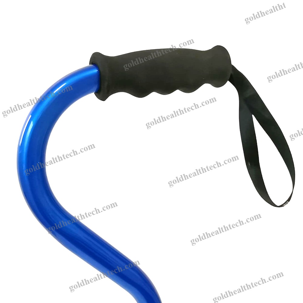 Walking Stick With Offset Handle