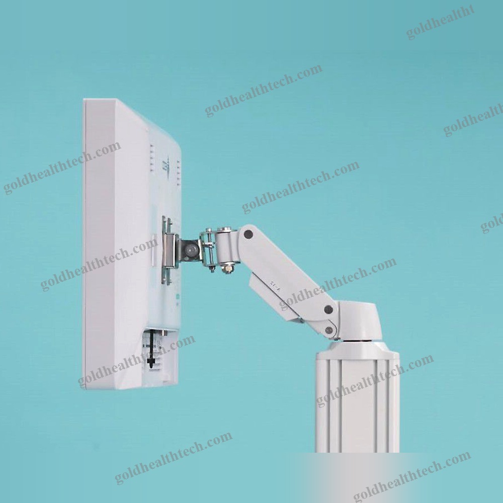 Monitor Support Pole On Casters