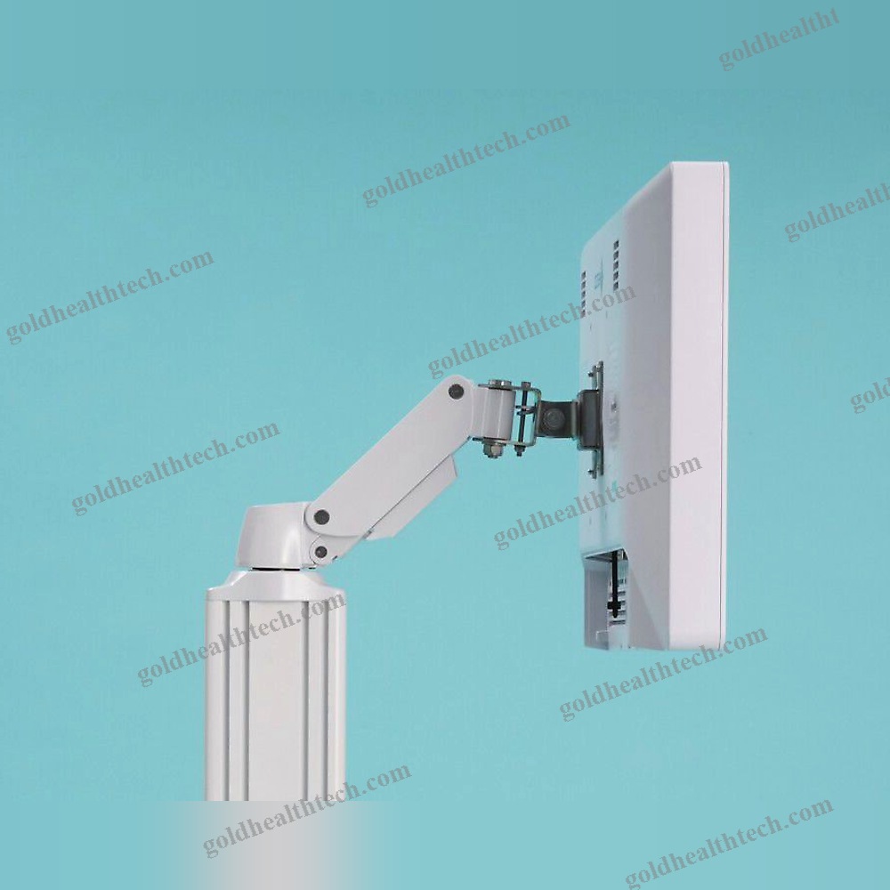 Monitor Support Pole On Casters