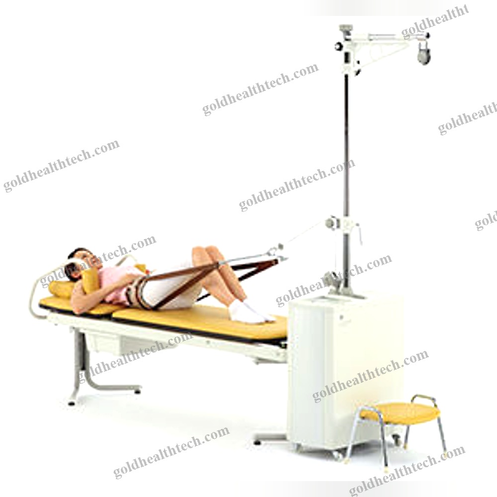 Lumbar And Cervical Traction Table