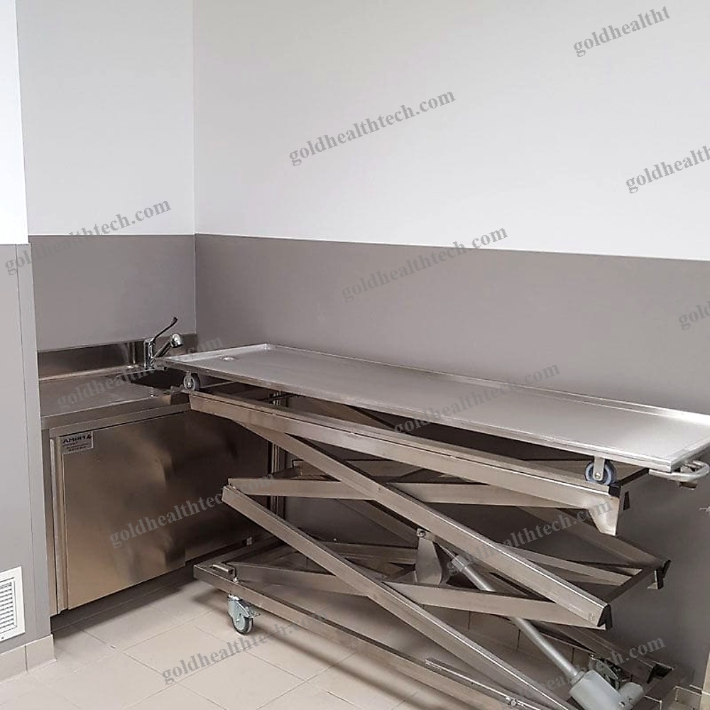 Floor-Mounted Mortuary Washing Unit