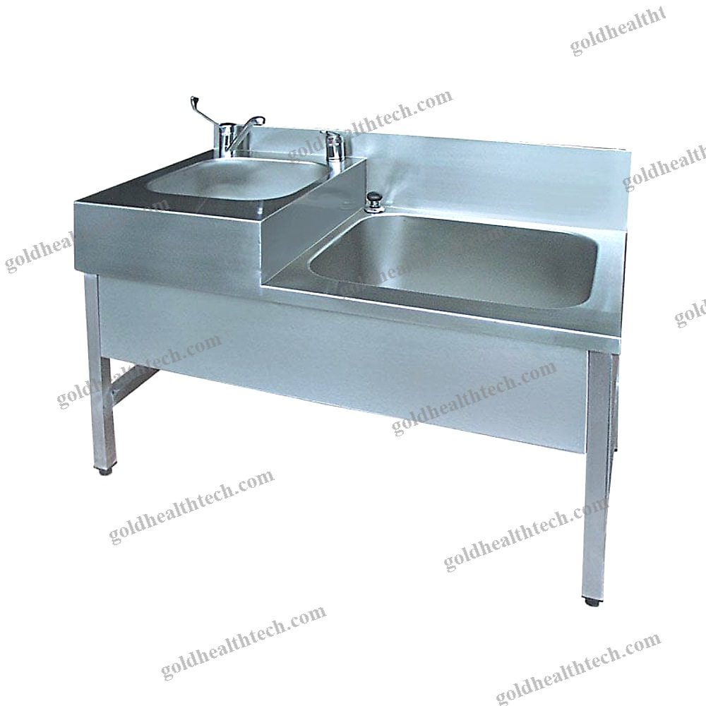 Floor-Mounted Mortuary Washing Unit
