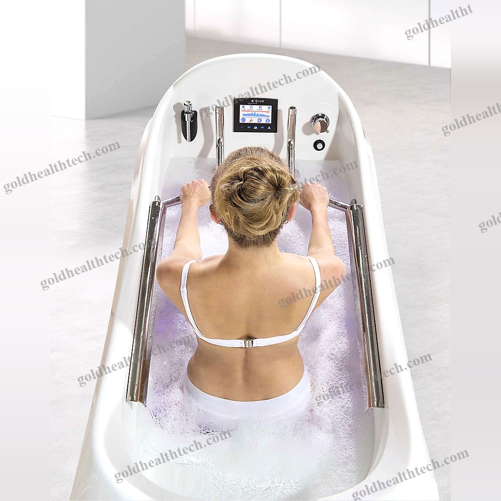 Hydromassage Bathtub With Exercise Bike