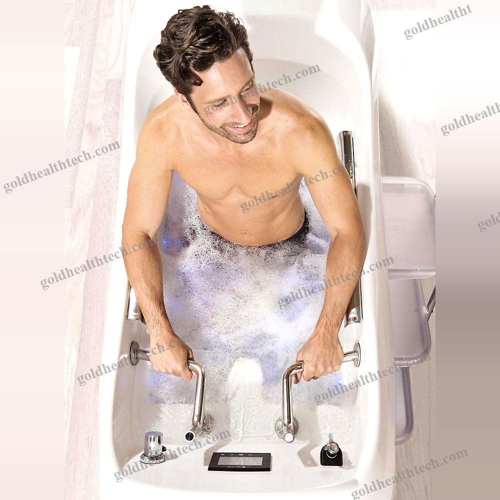 Hydromassage Bathtub With Exercise Bike