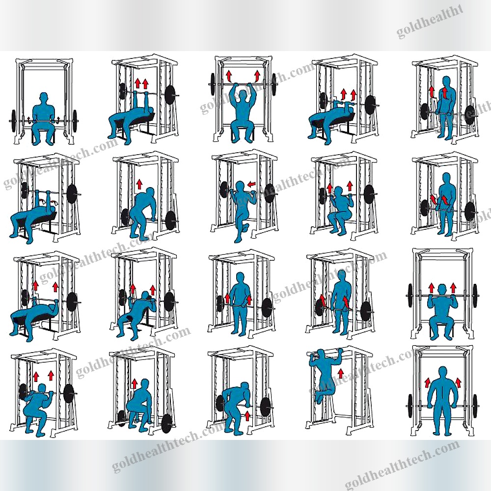 Smith Machine With Pull-Up Bar