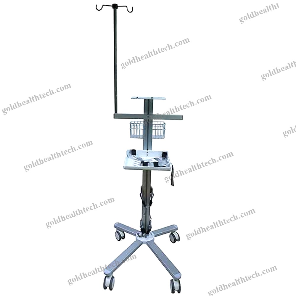 Monitor Support Pole On Casters