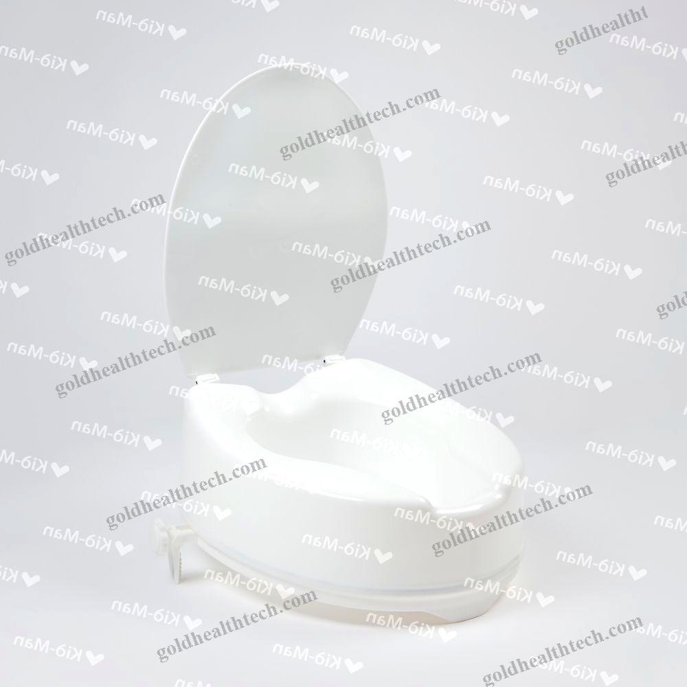 Raised Toilet Seat With Lid