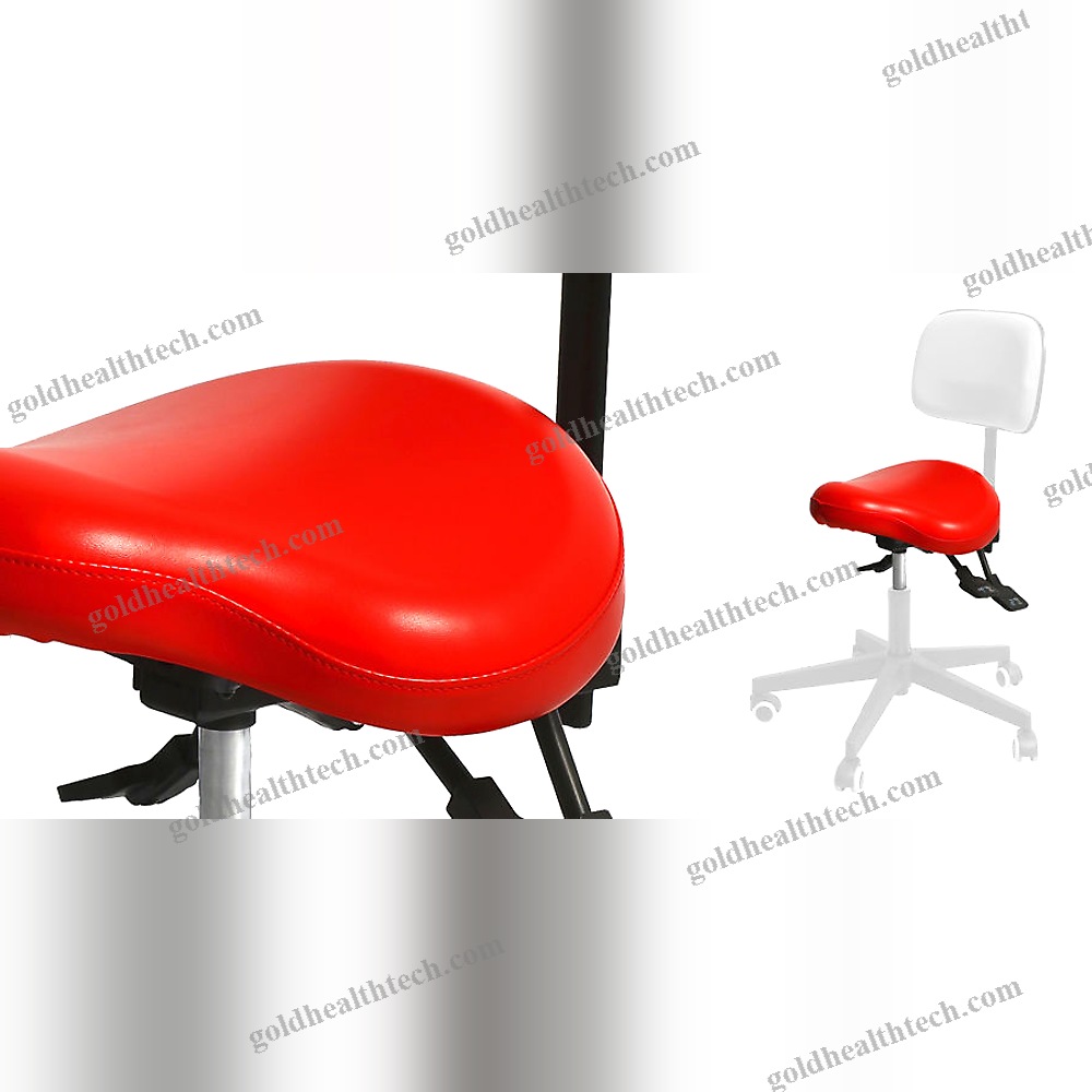 Height-Adjustable Doctor'S Chair