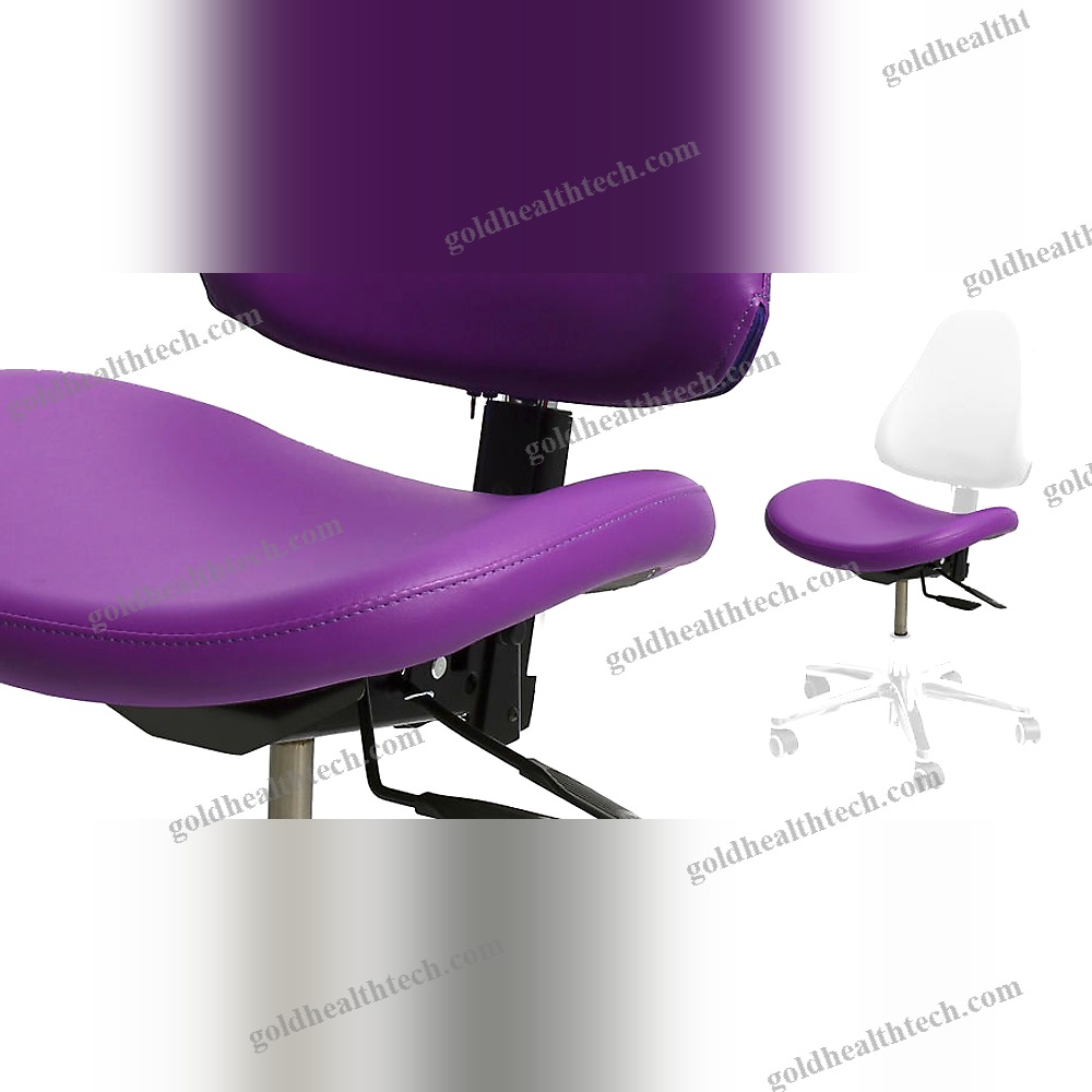Height-Adjustable Doctor'S Chair