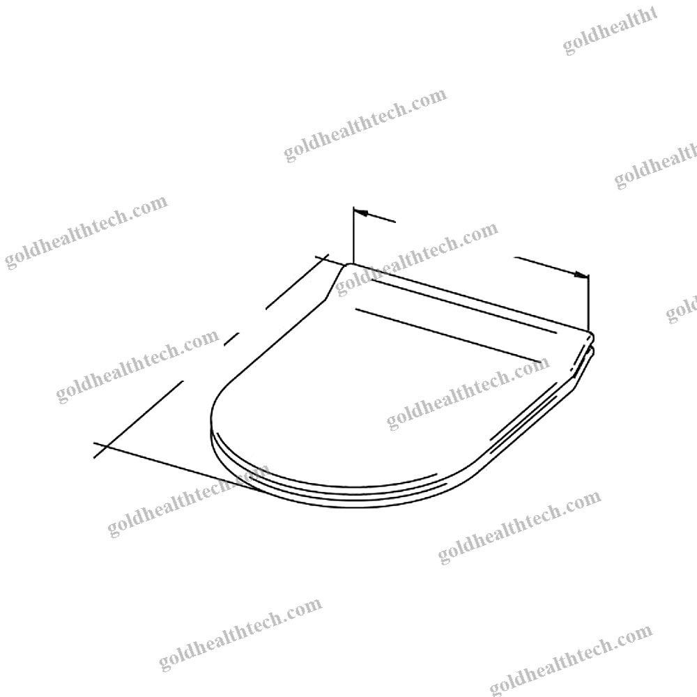 Raised Toilet Seat With Lid
