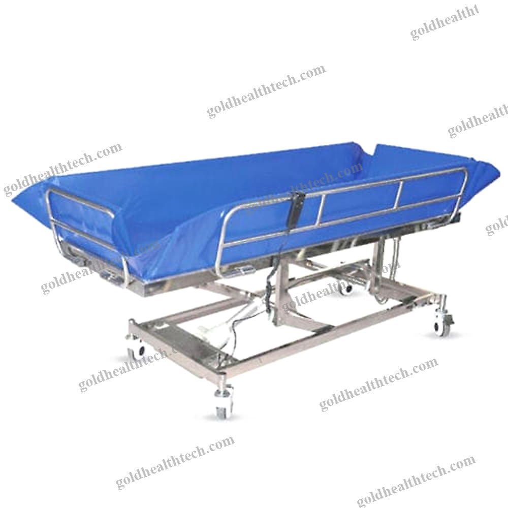 Height-Adjustable Shower Trolley