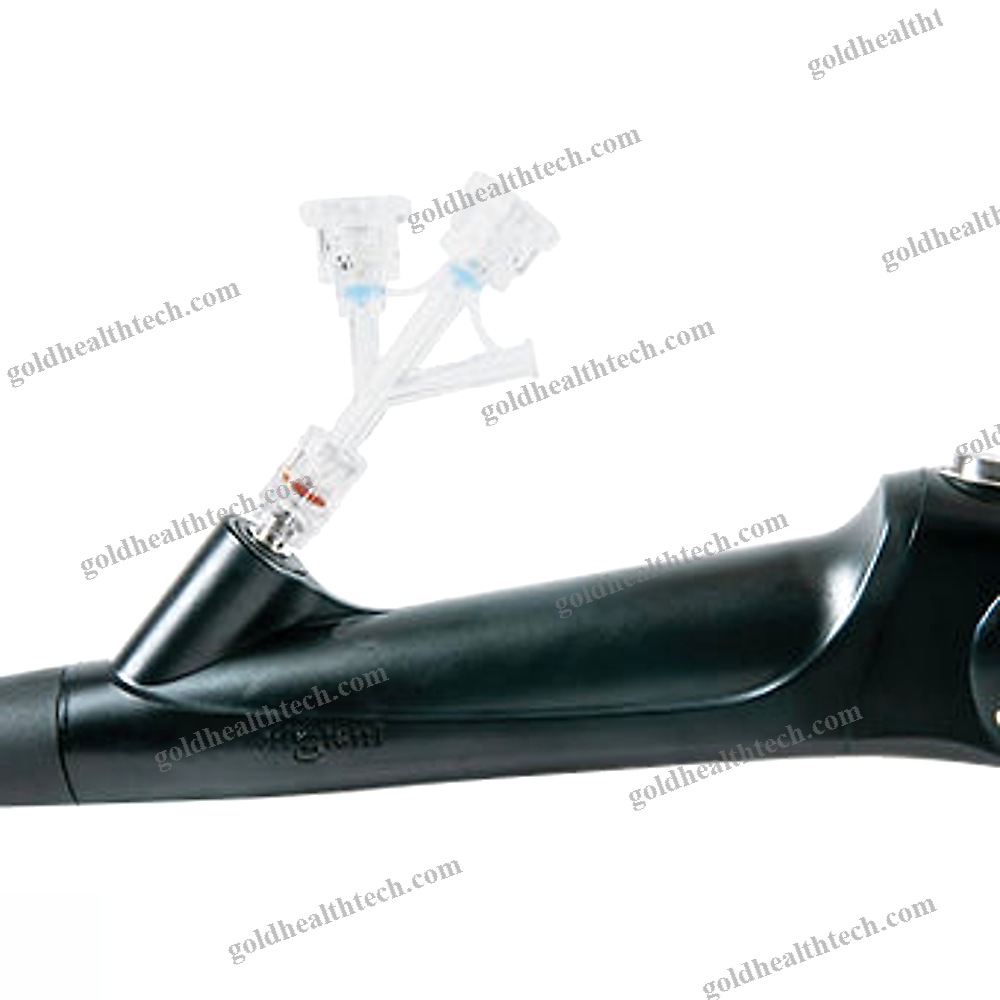 Video Cystoscope With Optical Fiber For Laser