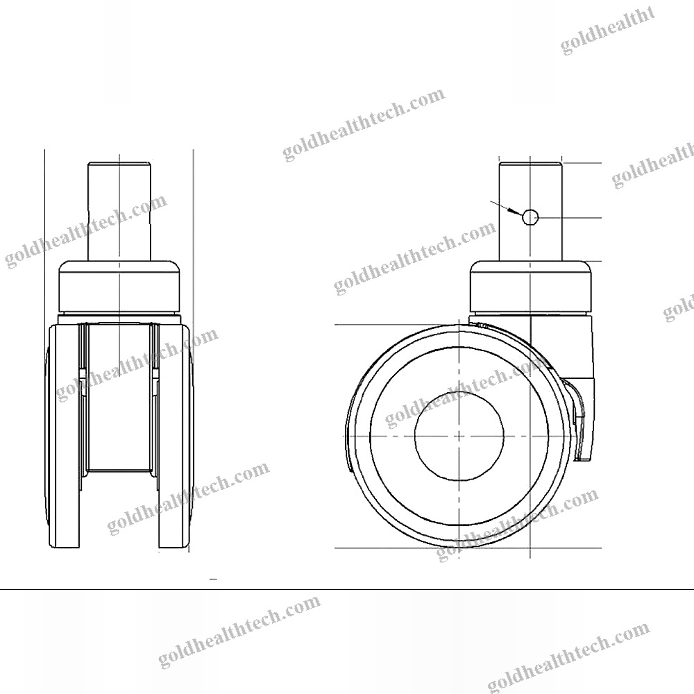 Hospital Bed Wheel