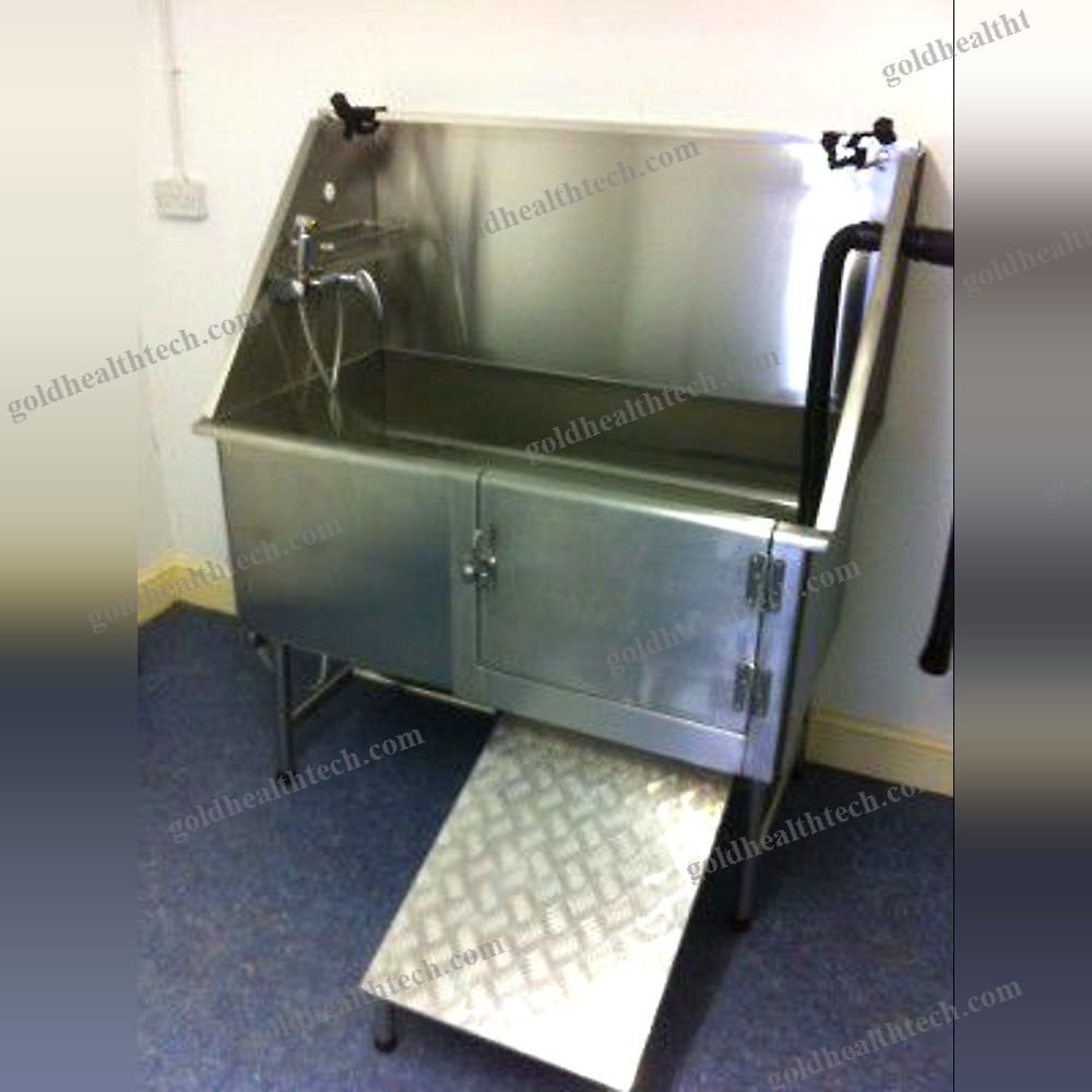 Floor-Mounted Grooming Bathtub