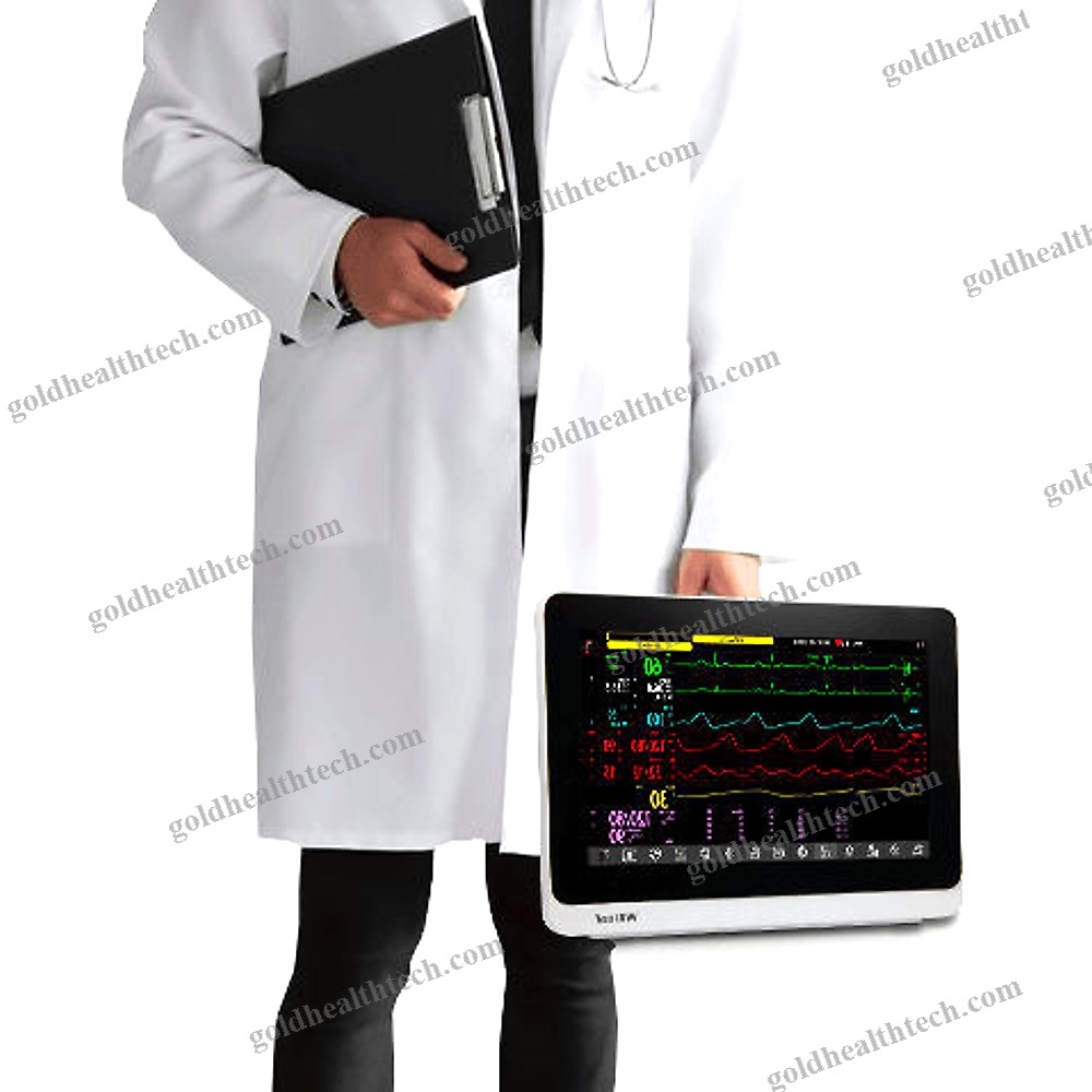 Trolley-Mounted Patient Monitor