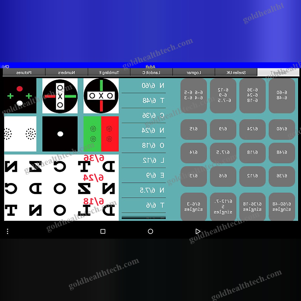 Optotype Chart Monitor