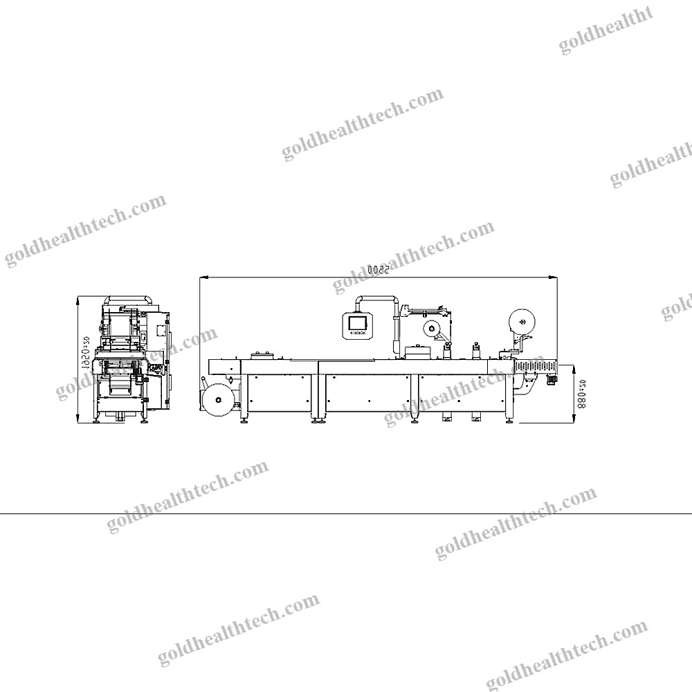 Vacuum Thermoforming Machine