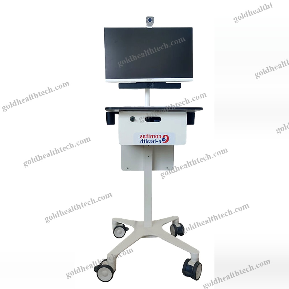 Video-Conferencing Telemedicine Cart