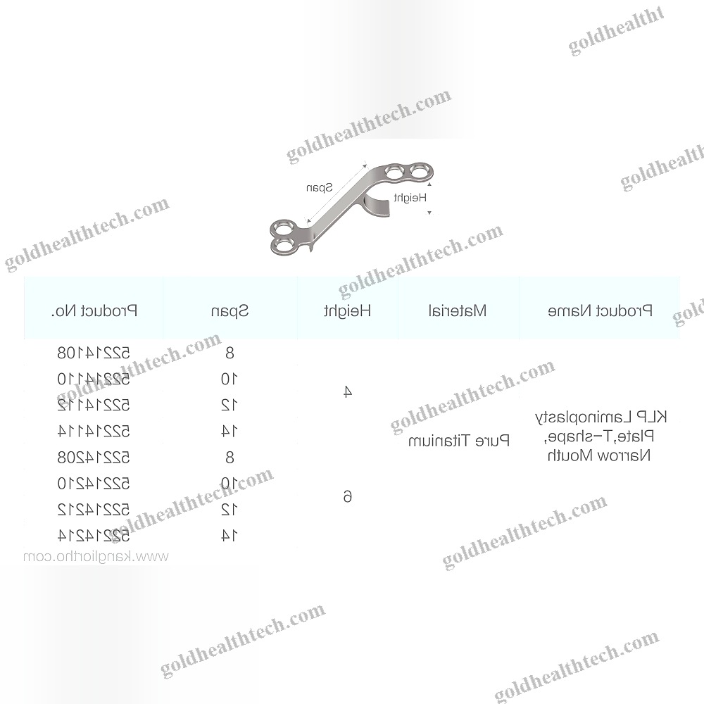 Vertebra Laminoplasty Plate