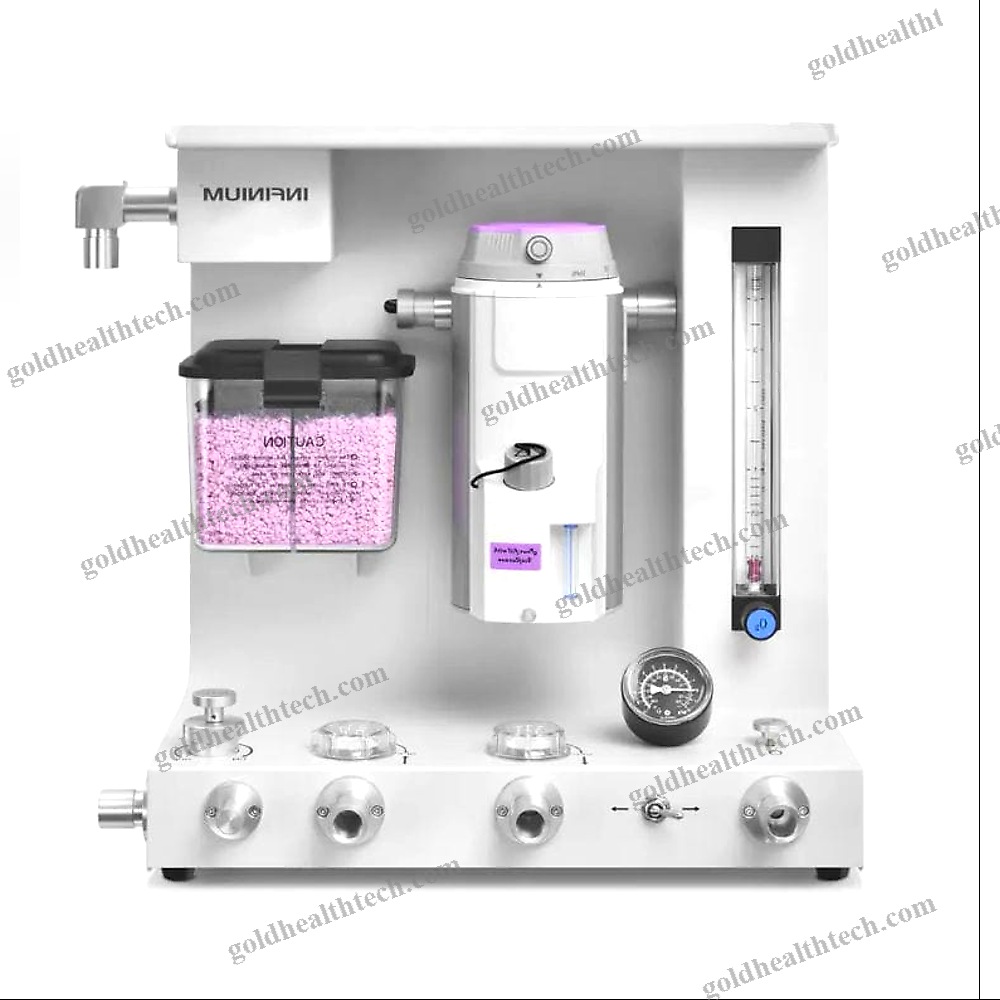 Trolley-Mounted Veterinary Anesthesia Workstation