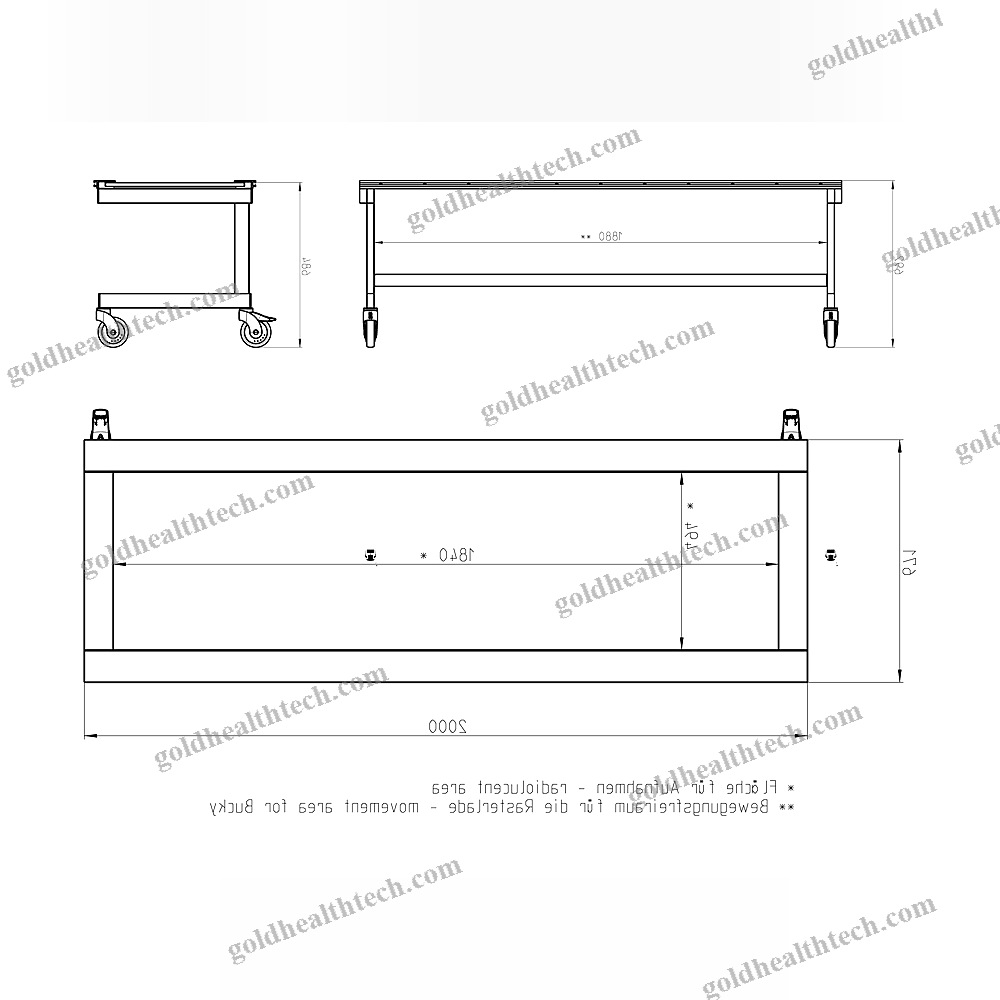 Mobile X-Ray Table