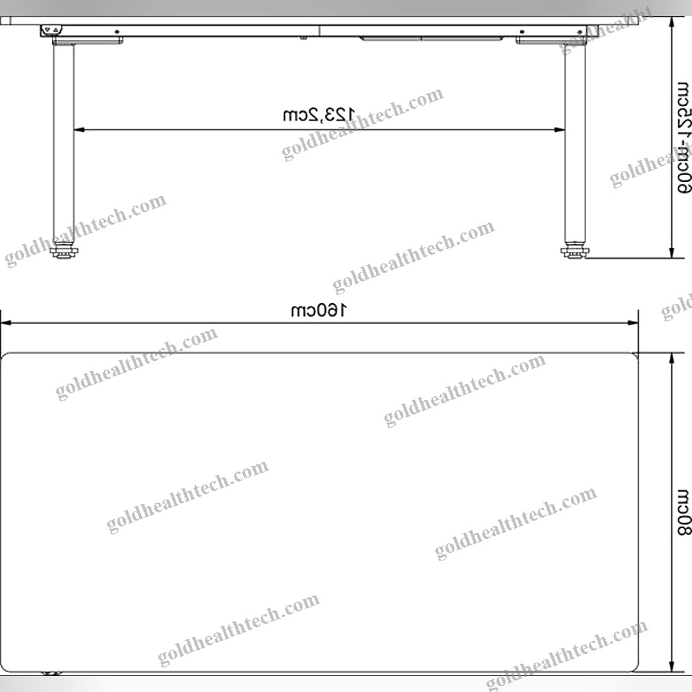 Height-Adjustable Ergotherapy Table