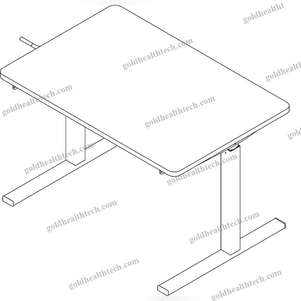 Height-Adjustable Ergotherapy Table