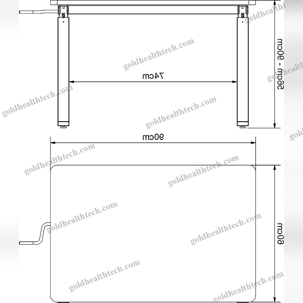 Height-Adjustable Ergotherapy Table