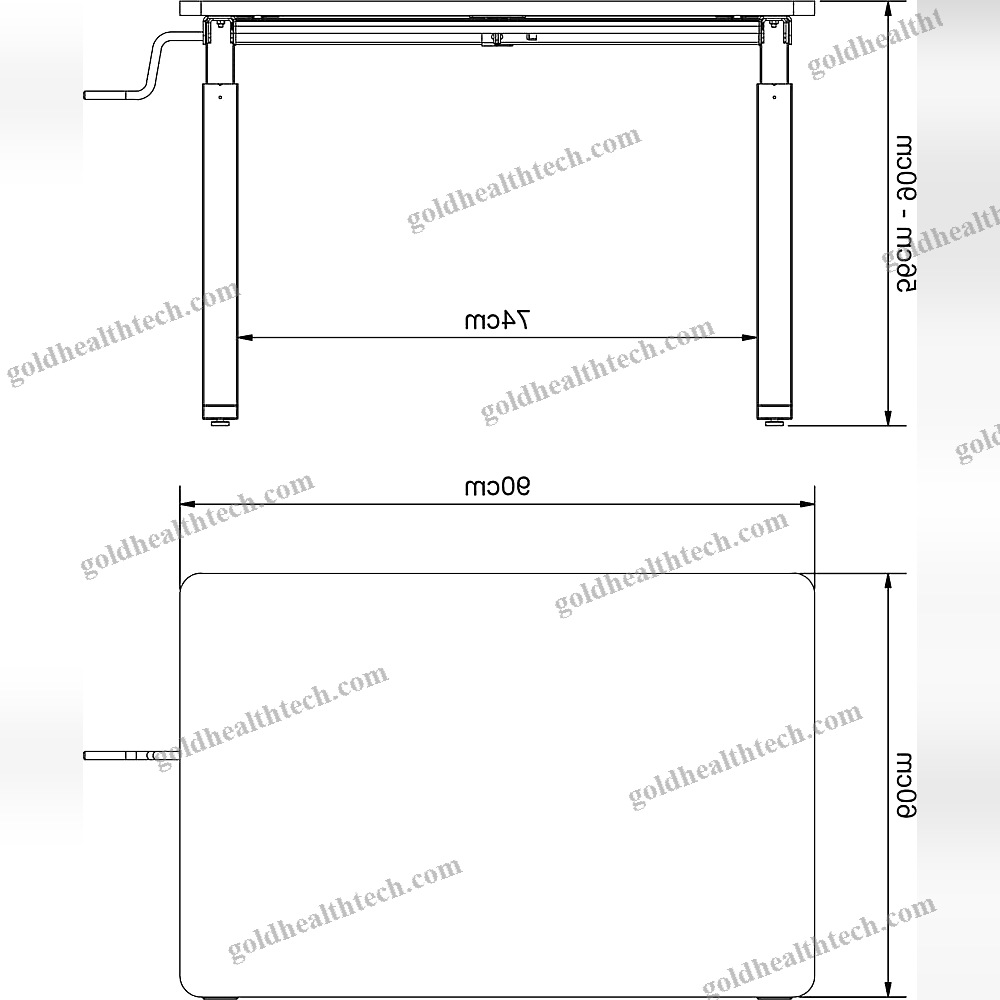 Height-Adjustable Ergotherapy Table