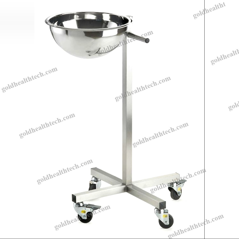 Double Bin Surgical Basin Stand