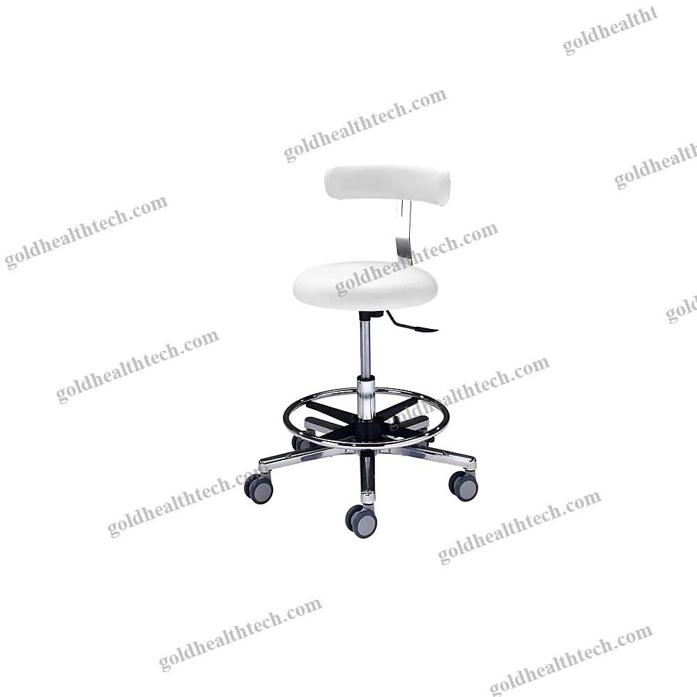 Height-Adjustable Doctor'S Chair