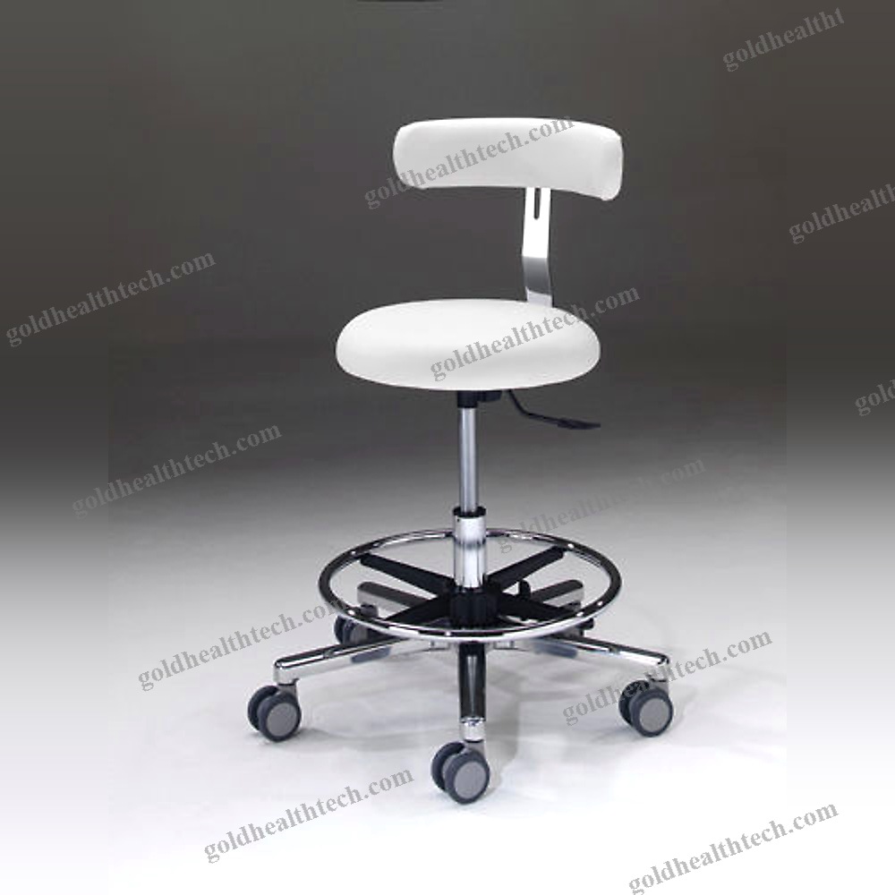 Height-Adjustable Doctor'S Chair