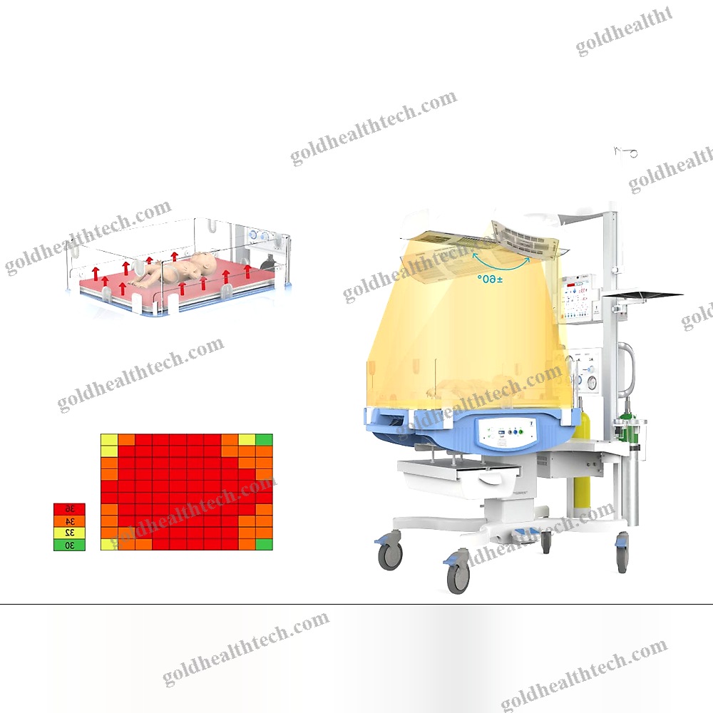 Infant Radiant Warmer With Phototherapy Lamp