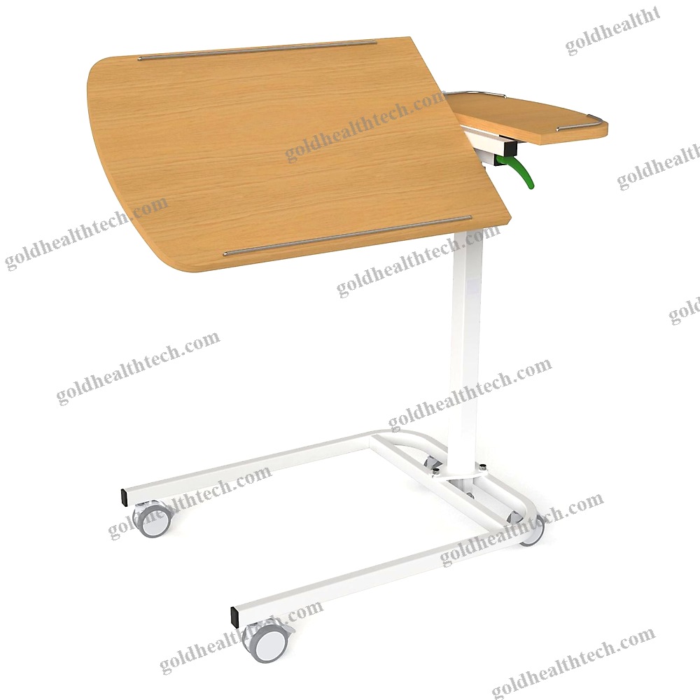 Height-Adjustable Overbed Table