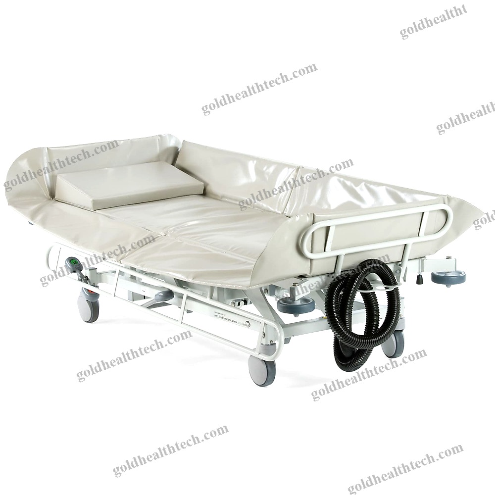 Height-Adjustable Shower Trolley