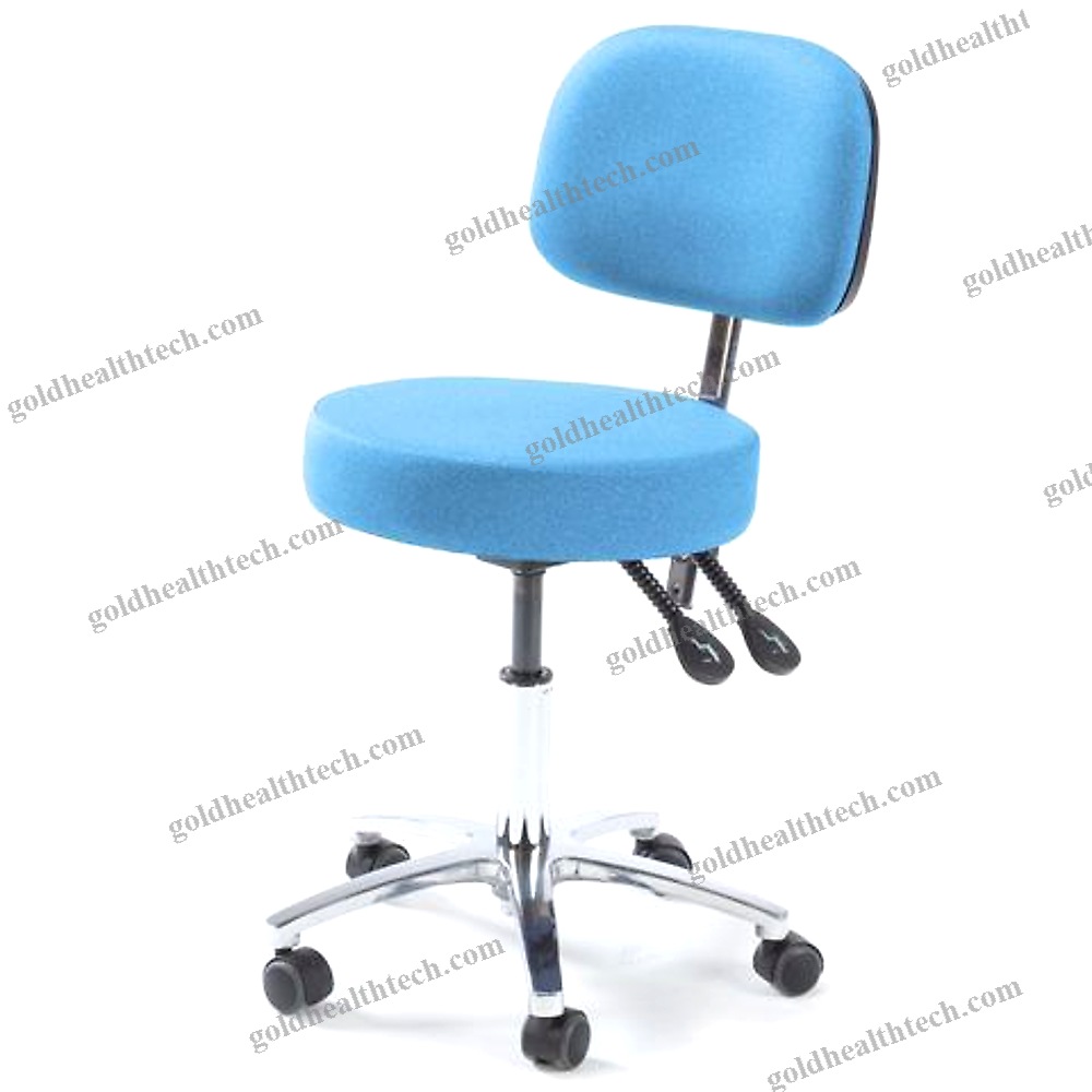 Height-Adjustable Doctor'S Chair