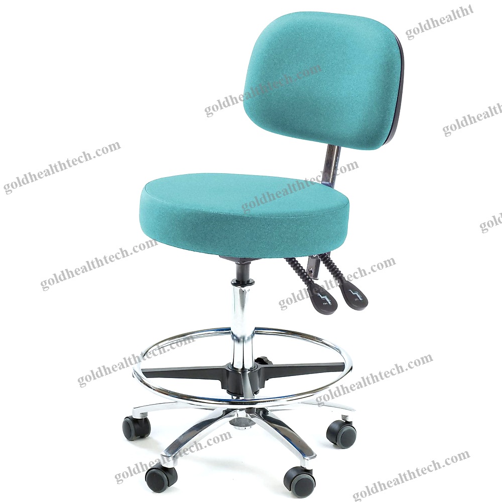 Height-Adjustable Doctor'S Chair