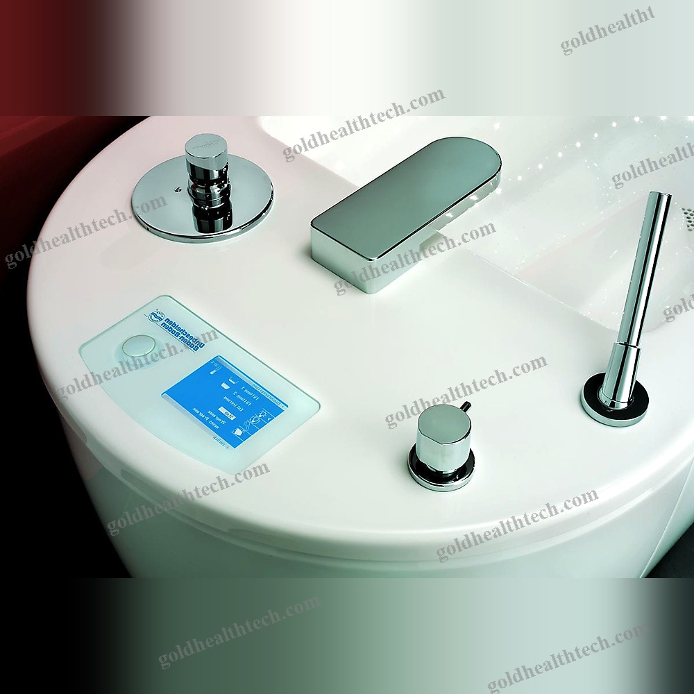 Hydromassage Bathtub With Chromotherapy Lamps