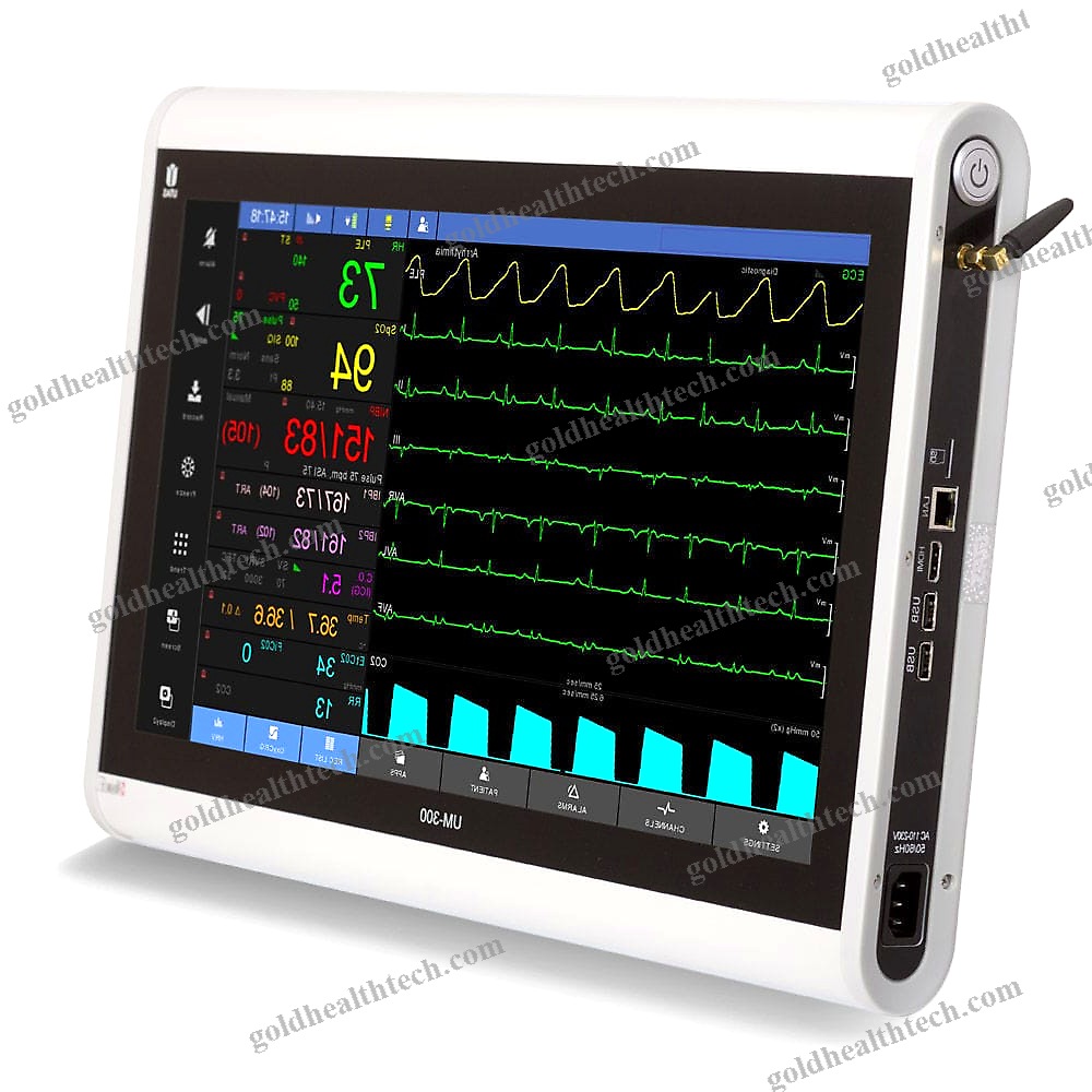 Multi-Parameter Monitor On Casters