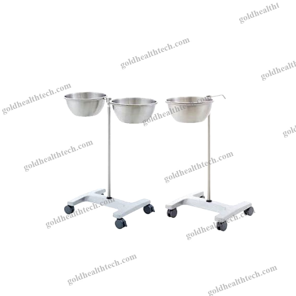 Double Bin Surgical Basin Stand