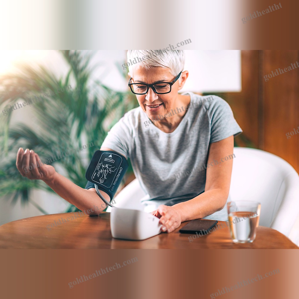 Cuff-Mounted Sphygmomanometer