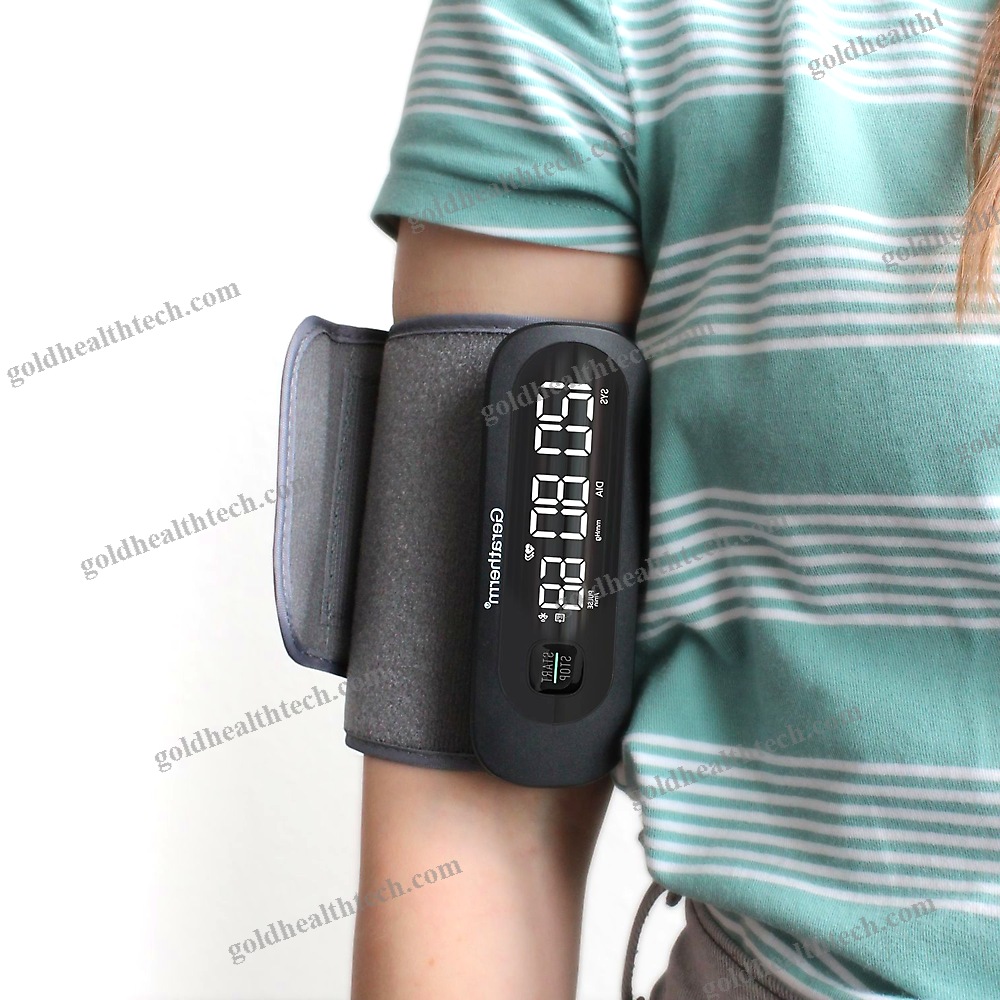 Cuff-Mounted Sphygmomanometer