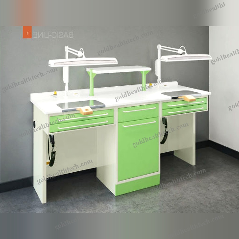 Dental Laboratory Workstation With Light