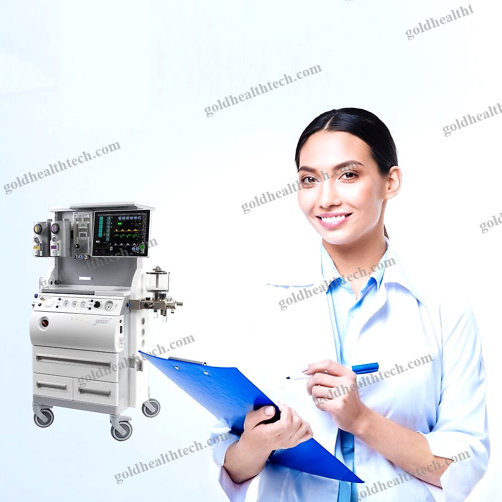 Trolley-Mounted Anesthesia Workstation
